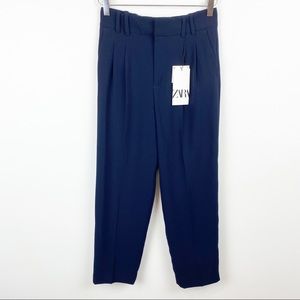 Zara | Navy Blue The Daily Trouser NWT